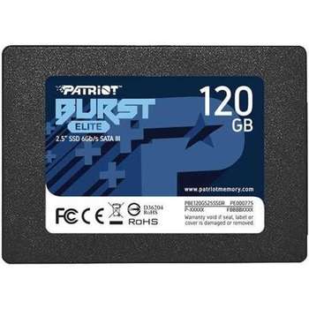 Накопитель SSD Patriot SSD жесткий диск SATA2.5" 120GB BURST E PBE120GS25SSDR PATRIOT