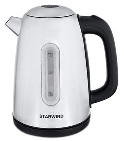Чайник/Термопот STARWIND Чайник электрический SKS3210 1.7л. 2200Вт серебристый/черный