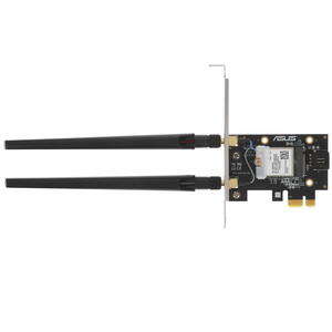 Сетевая карта ASUS Сетевой адаптер Wi-Fi + Bluetooth PCE-AX1800 AX1800 PCI Express  2ант.