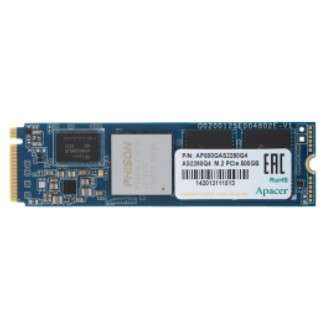 Накопитель SSD APACER M.2 2280 500GB AS2280Q4 Client SSD AP500GAS2280Q4-1 PCIe Gen4x4 with NVMe, 5000/2500, IOPS 750K, MTBF 1.5M, 3D TLC, 850TBW, 1.7DWPD, Kit Heatsink and mount, NVMe 1.3, RTL