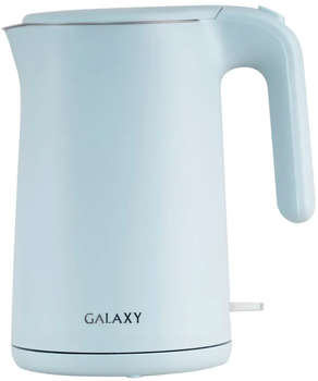 Чайник/Термопот GALAXY LINE Чайник электрический GL 0327 1.5л. 1800Вт голубой корпус: металл/пластик