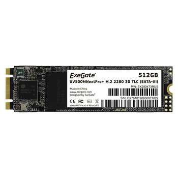 Накопитель SSD EXEGATE SSD M.2 512GB Next Pro+ Series EX280473RUS