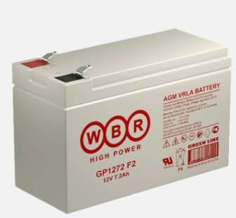 Аккумулятор для ИБП WBR Батарея GP1272 F2