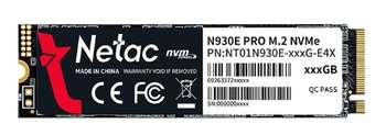 Накопитель SSD Netac Накопитель  PCI-E 3.0 256Gb NT01N930E-256G-E4X N930E Pro M.2 2280