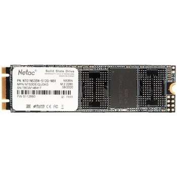 Накопитель SSD Netac Твердотельный накопитель N535N M.2 2280 SATAIII 3D NAND SSD 512GB, R/W up to 540/490MB/s [NT01N535N-512G-N8X]