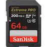 Карта памяти SanDisk SecureDigital 64GB Extreme PRO SDXC Memory Card 200MB/s [SDSDXXU-064G-GN4IN]