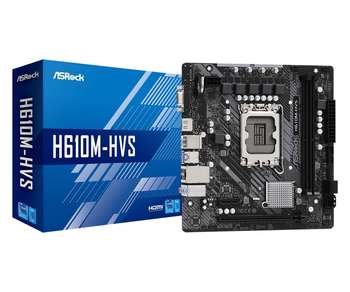 Материнская плата ASRock H610 S1700 MATX H610M-HVS ASROCK