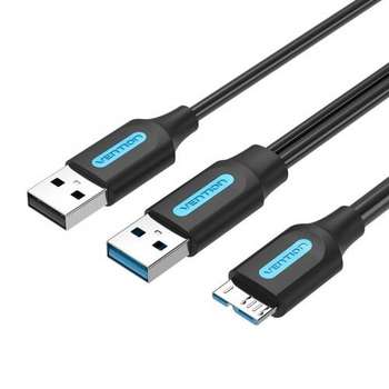 Аксессуар для смартфона Vention USB 3.0 AM / micro B, USB 2.0 AM