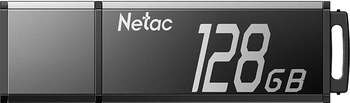 Flash-носитель Netac Флеш Диск 128Gb U351 NT03U351N-128G-30BK USB3.0 серый