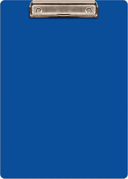 Папки и файлы BURO Папка-планшет -PD6003/BLUE A4 пластик 1мм синий