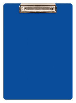 Папки и файлы БЮРОКРАТ Папка-планшет -PD6004/BLUE A4 пластик 1.2мм синий