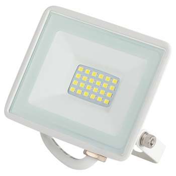 Садовый светильник ЭРА Б0054641 Прожектор светодиодный уличный LPR-023-W-65K-030 30Вт 6500K 2400Лм IP65 белый