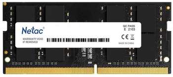 Оперативная память Netac Модуль памяти Basic SO DDR4-3200 8G C22 SODIMM 260-Pin DDR4 / NB PC4-25600 1.2V JEDEC, Упаковка BULK NTBSD4N32SP-08-N