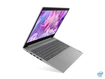 Ноутбук Lenovo IdeaPad 3 15IGL05  15.6'' HD/Intel Celeron N4020 1.10GHz Dual/4GB/256GB SSD/Integrated/WiFi/BT5.0/0.3MP/4in1/35Wh/14 h/1.70kg/DOS/1Y/GREY 81WQ00EMRK
