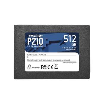 Накопитель SSD Patriot SSD жесткий диск SATA2.5" 512GB P210 P210S512G25 PATRIOT