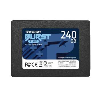 Накопитель SSD Patriot SSD жесткий диск SATA2.5" 240GB BURST E PBE240GS25SSDR PATRIOT