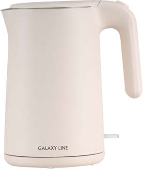 Чайник/Термопот GALAXY LINE Чайник электрический GL 0327 1.5л. 1800Вт пудровый корпус: металл/пластик