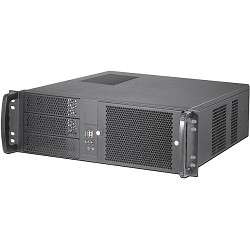 Сервер Procase EM338F-B-0 Корпус 3U Rack server case,съемный фильтр, черный, без блока питания, глубина 380мм, MB 12"x9.6"