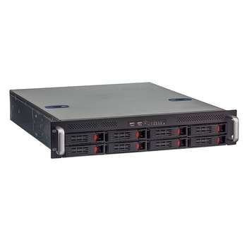 EXEGATE EX281232RUS Серверный корпус Pro 2U550-HS08 <RM 19",  высота 2U, глубина 550, без БП, 8xHotSwap, USB>