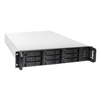 EXEGATE EX284961RUS Серверный корпус Pro 2U650-HS09 <RM 19", высота 2U, глубина 650, без БП, 9xHotSwap, 2*USB>