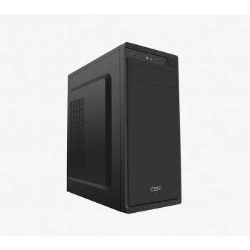 Корпус CBR ATX Miditower J02, c БП PSU-ATX450-12EC , 2*USB 2.0, HD Audio+Mic, кабель питания 1.2м, Black [PCC-ATX-J02-450W]