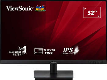 Монитор Viewsonic 31.5" VA3209-MH черный IPS LED 4ms 16:9 HDMI M/M матовая 250cd 178гр/178гр 1920x1080 75Hz VGA FHD 7.3кг