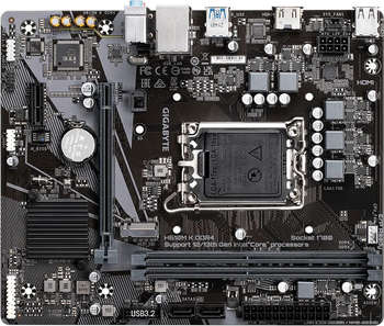 Материнская плата Gigabyte H610M K DDR4 Soc-1700 Intel H610 2xDDR4 mATX AC`97 8ch GbLAN+HDMI