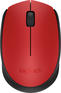 Мышь Logitech M171 красный/черный оптическая