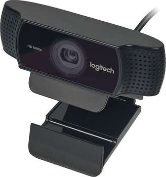 Веб-камера Logitech Камера Web Pro Stream C922 черный 3Mpix