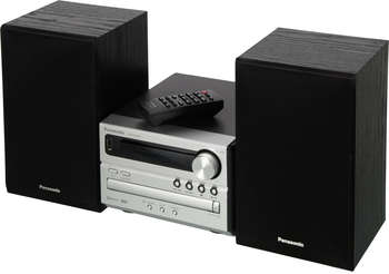 Музыкальный центр Panasonic Микросистема SC-PM250EC-S серебристый 20Вт CD CDRW FM USB BT