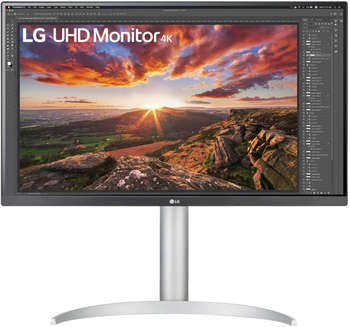 Монитор LG 27" UltraFine 27UP850N-W белый IPS LED 16:9 HDMI M/M матовая HAS Piv 400cd 178гр/178гр 3840x2160 60Hz DP 4K USB 5.9кг