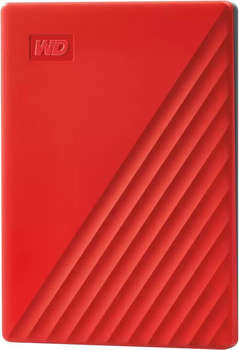 Внешний накопитель Жесткий диск USB 3.0 2Tb WDBYVG0020BRD-WESN My Passport 2.5" красный