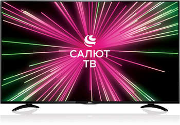 Телевизор BBK LED 50" 50LEX-8389/UTS2C Салют ТВ черный 4K Ultra HD 60Hz DVB-T2 DVB-C DVB-S2 USB WiFi Smart TV