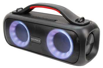 Магнитола SUPRA АудиоBTS-710 черный 40Вт MP3 FM USB BT microSD