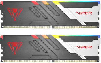 Оперативная память Patriot Память DDR5 2x16Gb 6600MHz PVVR532G660C34K Viper Venom RGB RTL Gaming PC5-52800 CL34 DIMM 288-pin 1.4В kit с радиатором Ret
