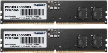 Оперативная память Patriot Модуль памяти DIMM 32GB DDR5-4800 KIT2 PSD532G4800K PATRIOT
