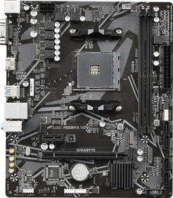 Материнская плата Gigabyte A520M K V2 Soc-AM4 AMD A520 2xDDR4 mATX AC`97 8ch GbLAN RAID+VGA+HDMI