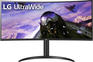 Монитор LG 34" UltraWide 34WP65C-B черный VA LED 21:9 HDMI M/M матовая HAS Piv 300cd 178гр/178гр 3440x1440 160Hz FreeSync DP UW 7.7кг