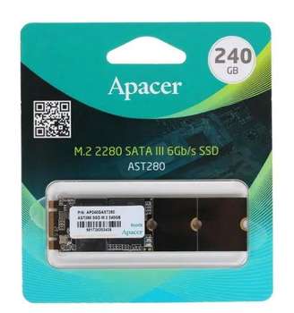 Накопитель SSD SSD жесткий диск M.2 240GB AP240GAST280-1 APACER