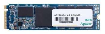Накопитель SSD SSD жесткий диск M.2 PCIE 1TB AP1TBAS2280P4-1 APACER