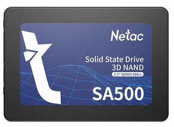 Накопитель SSD Netac SSD жесткий диск SATA2.5" 240GB NT01SA500-240-S3X NETAC