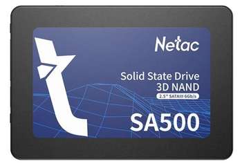 Накопитель SSD Netac SSD жесткий диск SATA2.5" 128GB NT01SA500-128-S3X NETAC