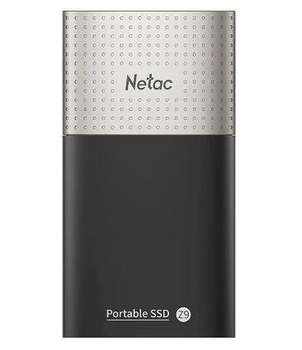 Внешний накопитель Netac SSD жесткий диск USB-C 128GB EXT. BLACK NT01Z9-128G-32BK NETAC