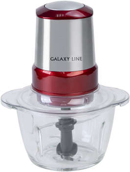 Измельчитель GALAXY LINE электрический GL 2354 1.2л. 350Вт серебристый/красный