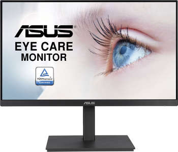 Монитор ASUS 27" VA27EQSB черный IPS LED 16:9 HDMI M/M матовая HAS Piv 300cd 178гр/178гр 1920x1080 75Hz VGA DP FHD USB 6кг