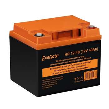 Аккумулятор для ИБП EXEGATE EX282979RUS Аккумуляторная батарея  HR 12-40
