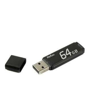 Flash-носитель Netac USB Drive 64GB U351 USB2.0, retail version [NT03U351N-064G-20BK]