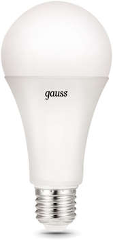 Лампа GAUSS светодиодная A70 22Вт цок.:E27 груша 220B 3000K св.свеч.бел.теп.