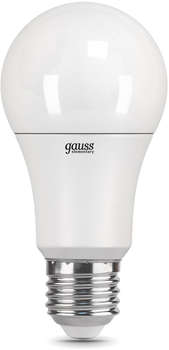 Лампа GAUSS светодиодная Elementary 15Вт цок.:E27 груша 220B 6500K св.свеч.бел.хол. A60
