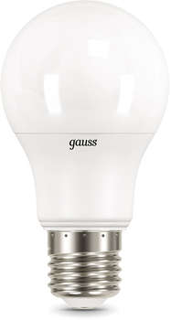 Лампа GAUSS светодиодная 7Вт цок.:E27 шар 220B 4100K св.свеч.бел.нейт. A60